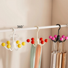 GlideHold® HangerHooks: 360° Swivel 6 Claw Hooks Closet Organizer Hanger