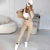 Icone™ OutfitSet: Jacket, Tank Top And Pants Casual Outfit Set For Women