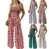 Icone™ PrintedJumpsuit: Full Length Comfortable Casual Loose Printed Jumpsuit