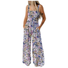 Icone™ PrintedJumpsuit: Full Length Comfortable Casual Loose Printed Jumpsuit