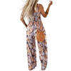 Icone™ PrintedJumpsuit: Full Length Comfortable Casual Loose Printed Jumpsuit