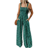 Icone™ PrintedJumpsuit: Full Length Comfortable Casual Loose Printed Jumpsuit