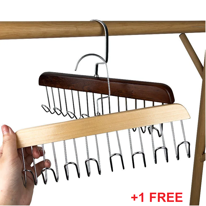 GlideHold® ClosetHanger 1+1 FREE: Durable Space-Saving Versatile Clothes Hanger
