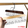 GlideHold® ClosetHanger 1+1 FREE: Durable Space-Saving Versatile Clothes Hanger
