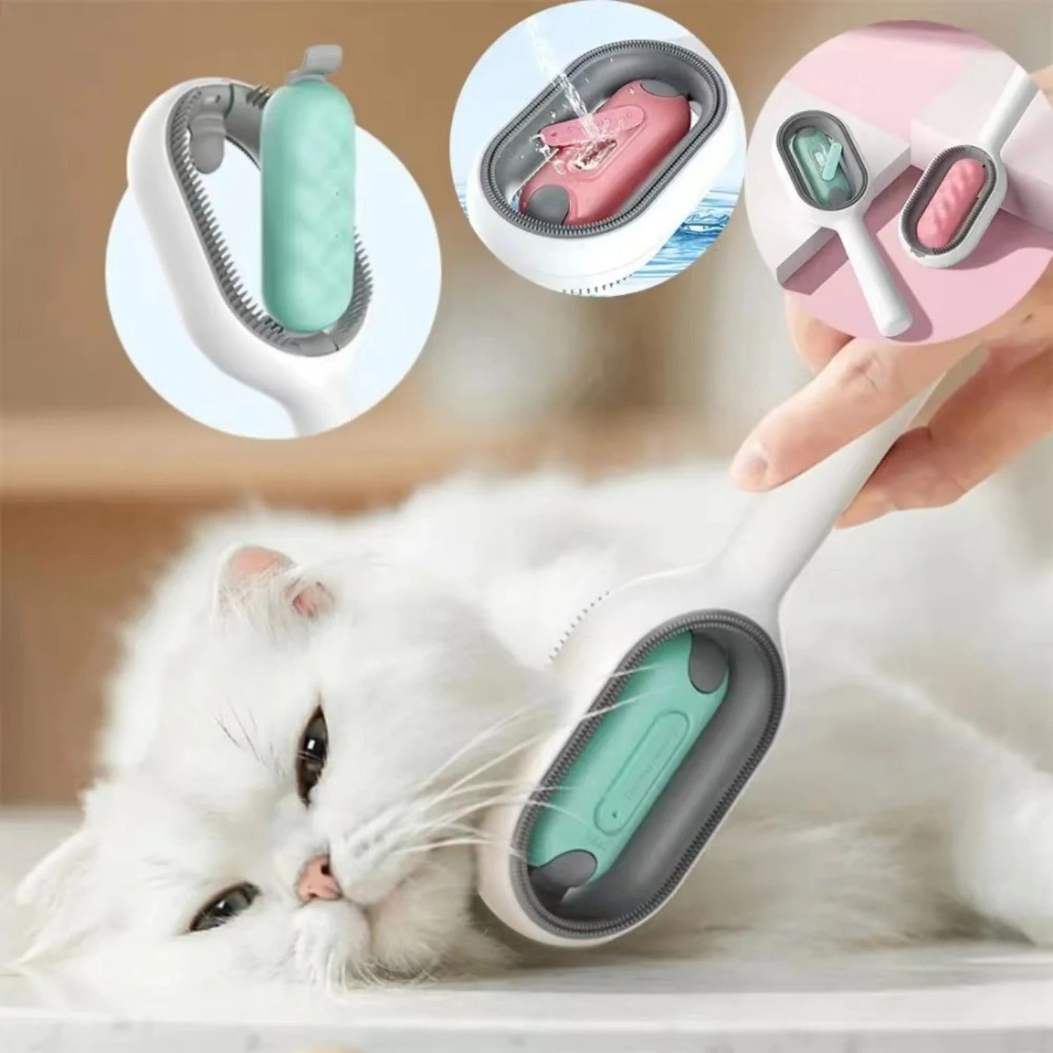 DogCatFri™ GroomingBrush 1+1 FREE: Pet Hair Remover And Massage Brush