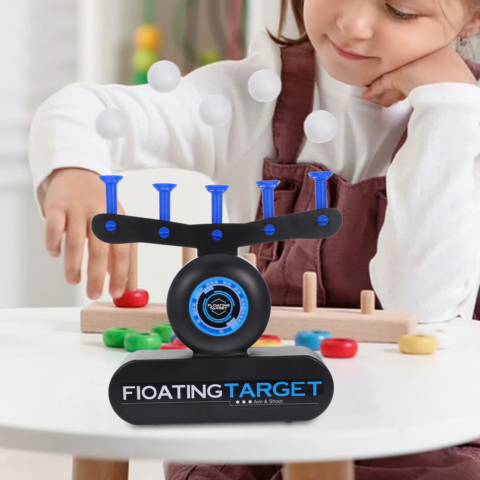 Kletshuts™ AirshotToy: Floating Ball Airshot Target Shooting Toy Game Set
