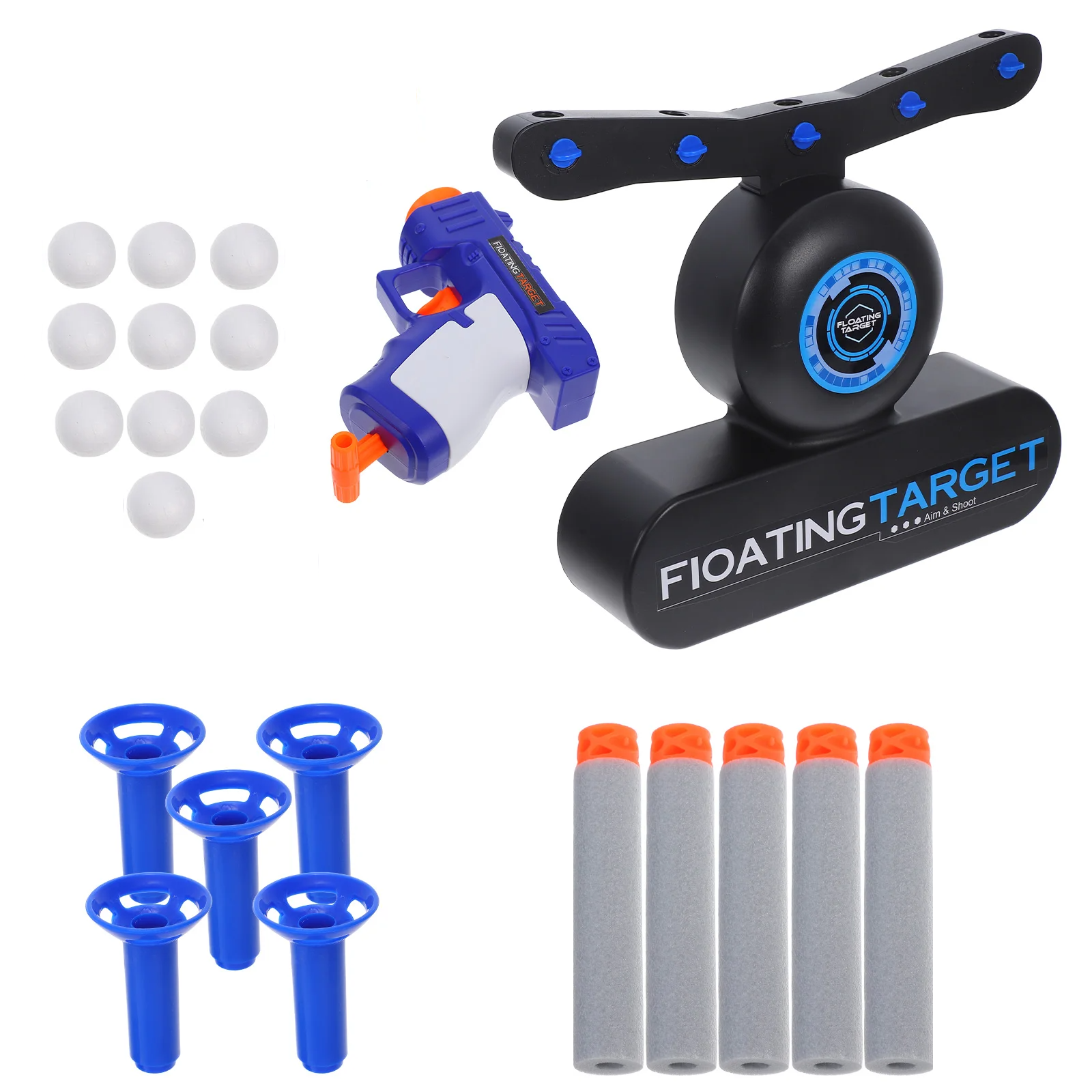 Kletshuts™ AirshotToy: Floating Ball Airshot Target Shooting Toy Game Set