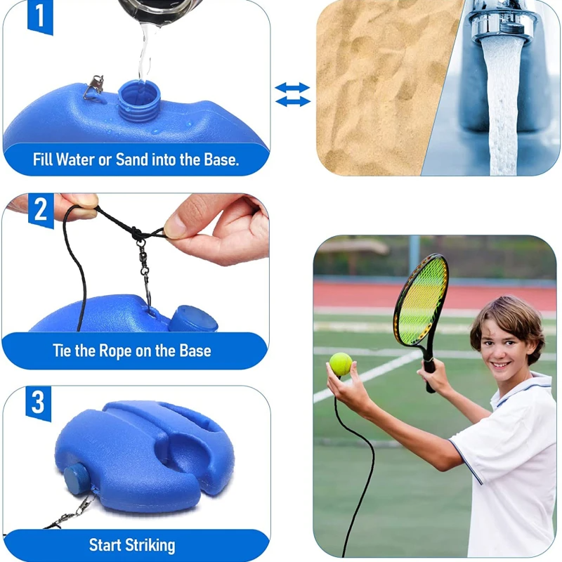 Kletshuts™ TennisTraining 1+1 FREE: Kids And Adult Tennis Ball Training Set