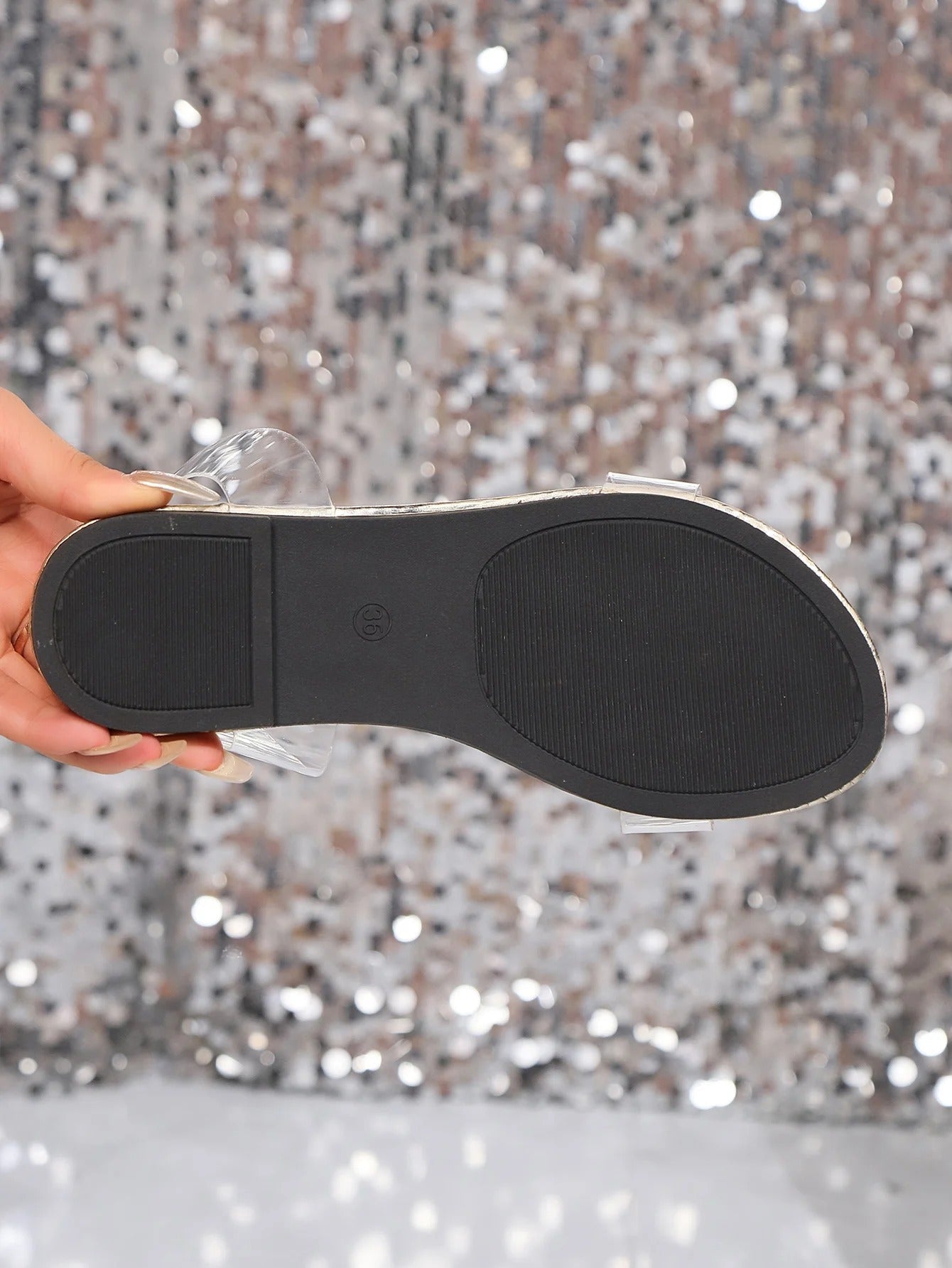 Happy™ RhinestoneSandals: Women's Flat Sandals With Sparkling Rhinestone
