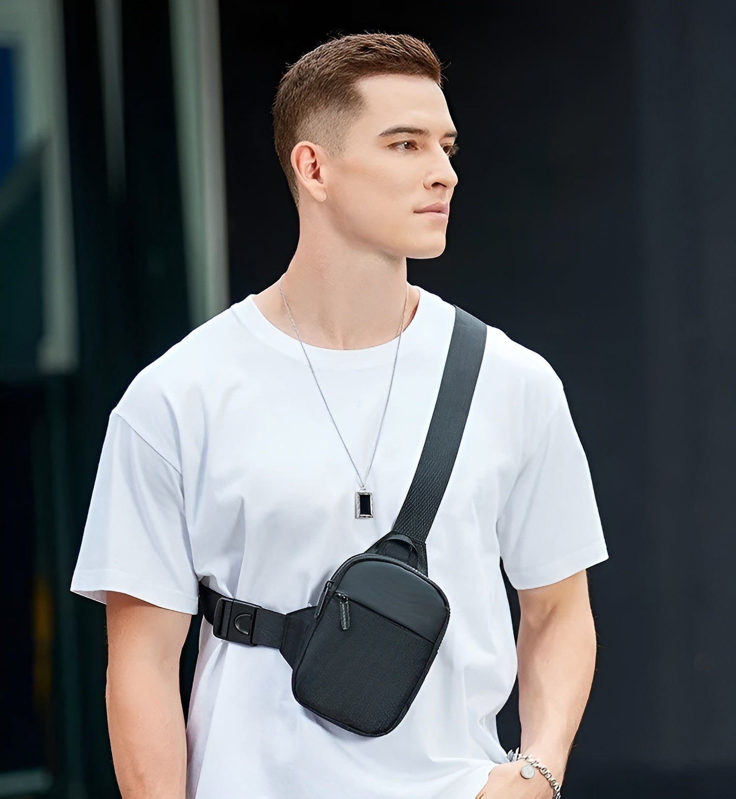Icone™ ChestBag 1+1 FREE: Adjustable Strap Unisex Mini Sling Chest Bag