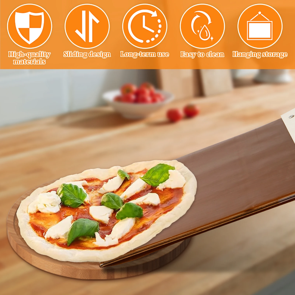 Globetrek° PizzaPeel: High-Quality Non-Stick Pizza Slide Peel  Kitchen Tool