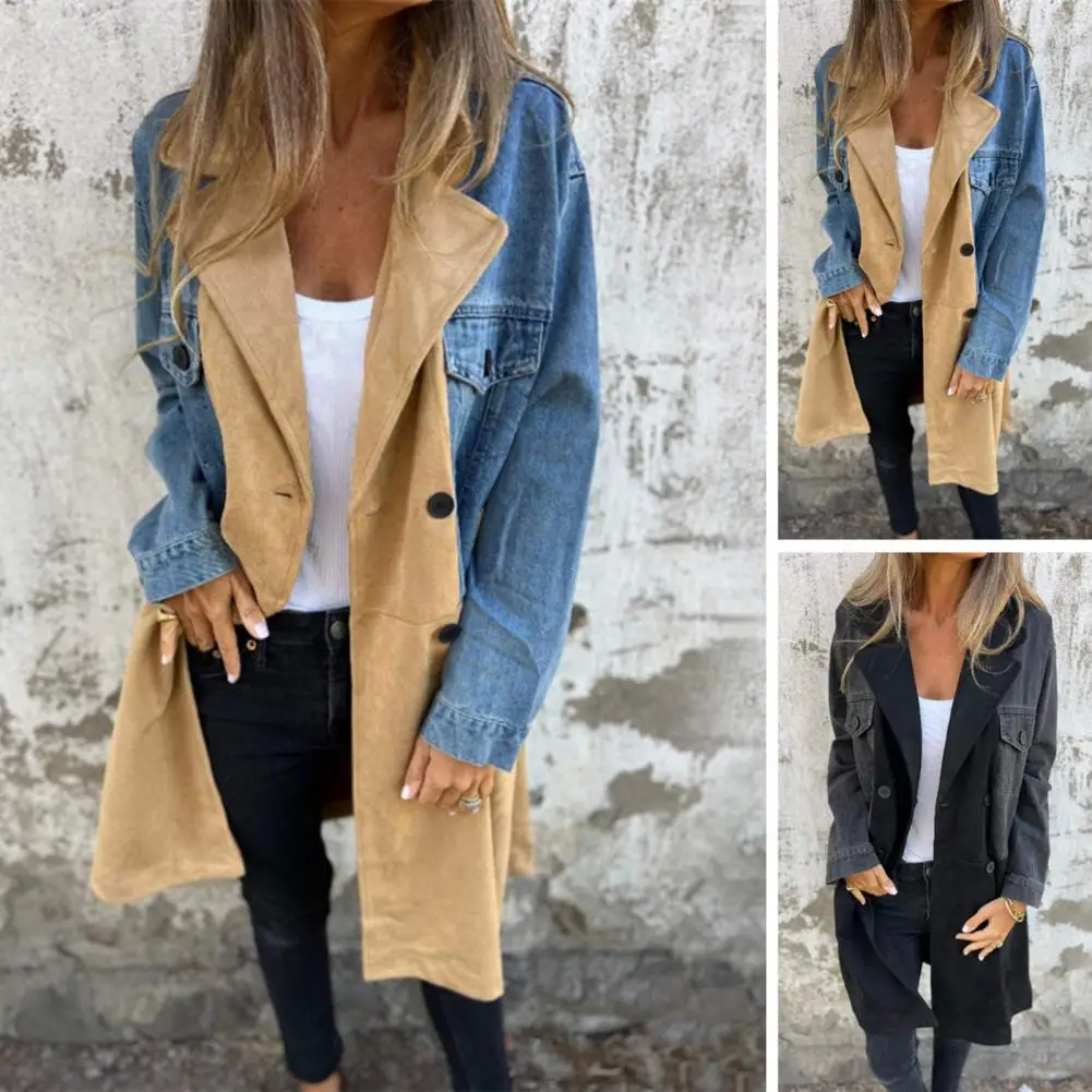 Icone™ LongCoat: Mid-Length Trench Coat With Stylish Collar And Pockets
