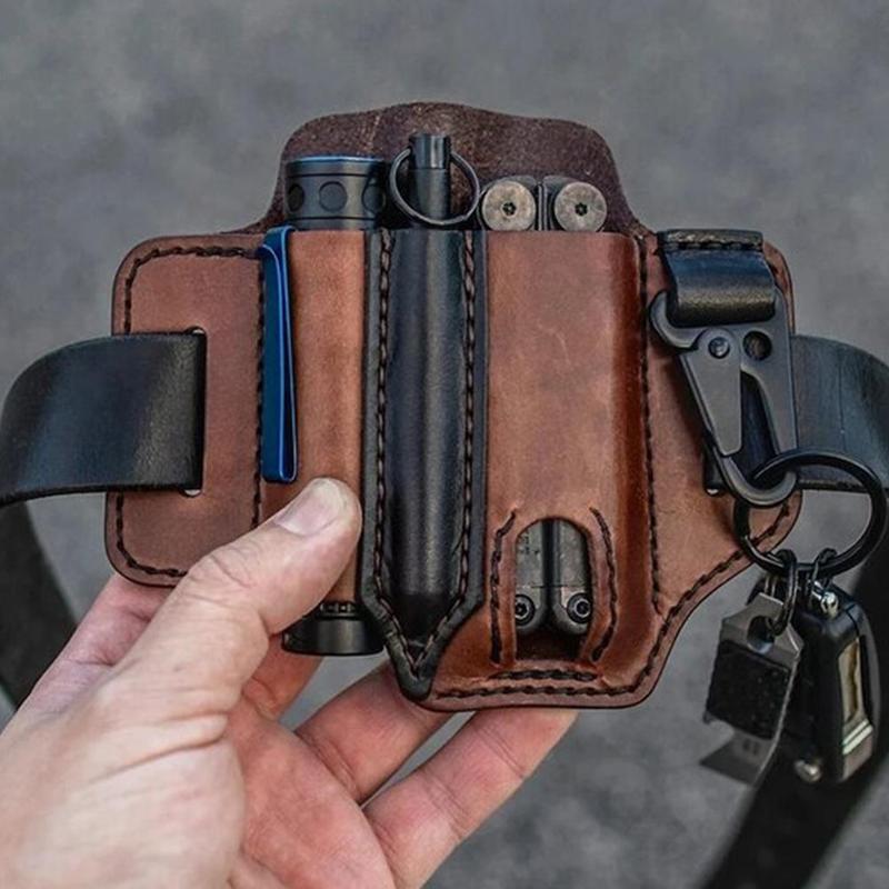 Icone™ BeltCover - Cowhide Leather Tactical Multifunctional Belt Cover