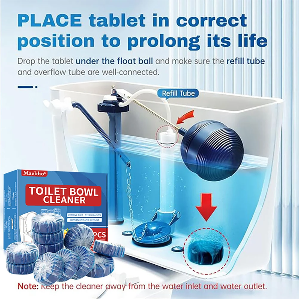 Cleaner Pro° ToiletTablets: Automatic Drop-In Toilet Cleaner Tablets