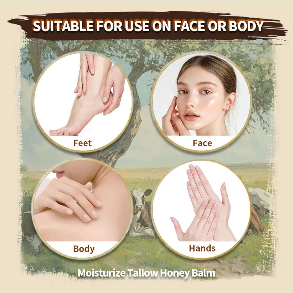MoisturizingBalm -  Whipped Tallow Honey Face And Body Balm