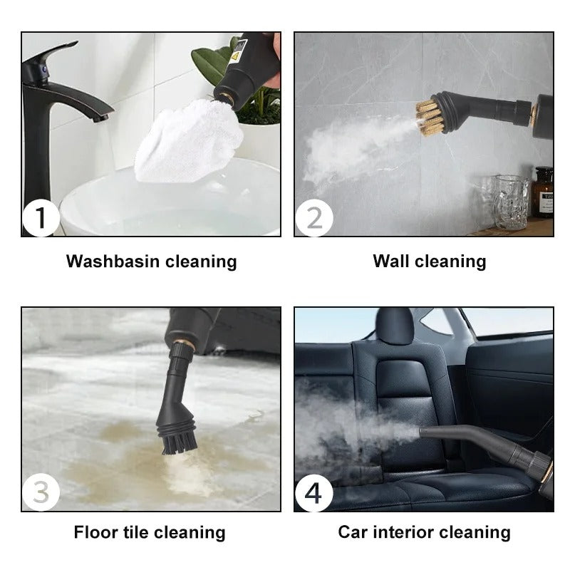 Globetrek° SteamCleaner: All In One Home And Car Powerful Steam Cleaner