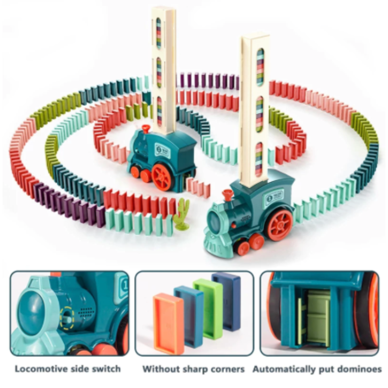 Kletshuts™ DominoTrain - Automatic Domino Laying Train Set