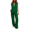 Icone™ BlazerSet: Women's Chic Sleeveless Blazer And Pants Set