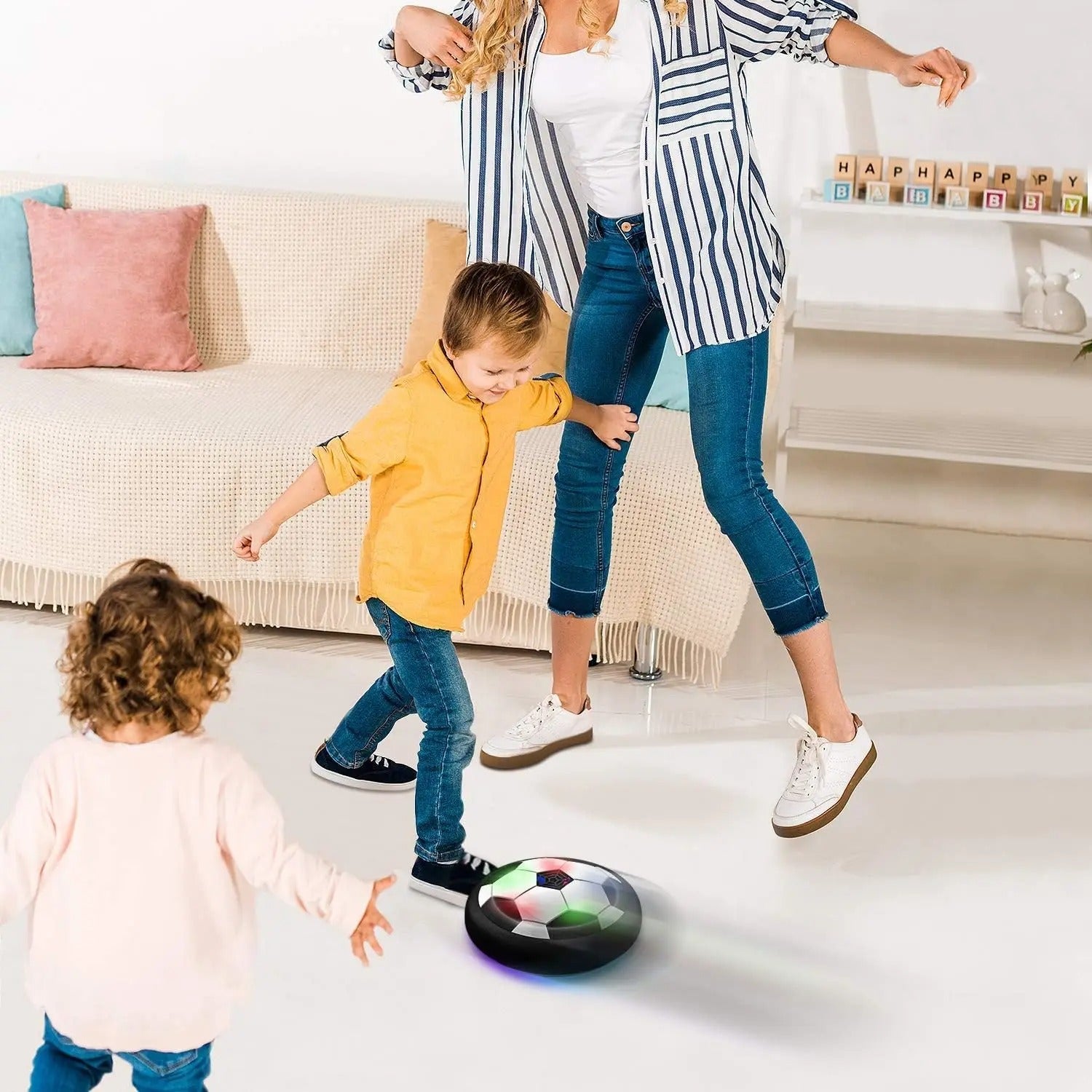 Kletshuts™ IndoorFootball: Interactive Air Hover Indoor Football