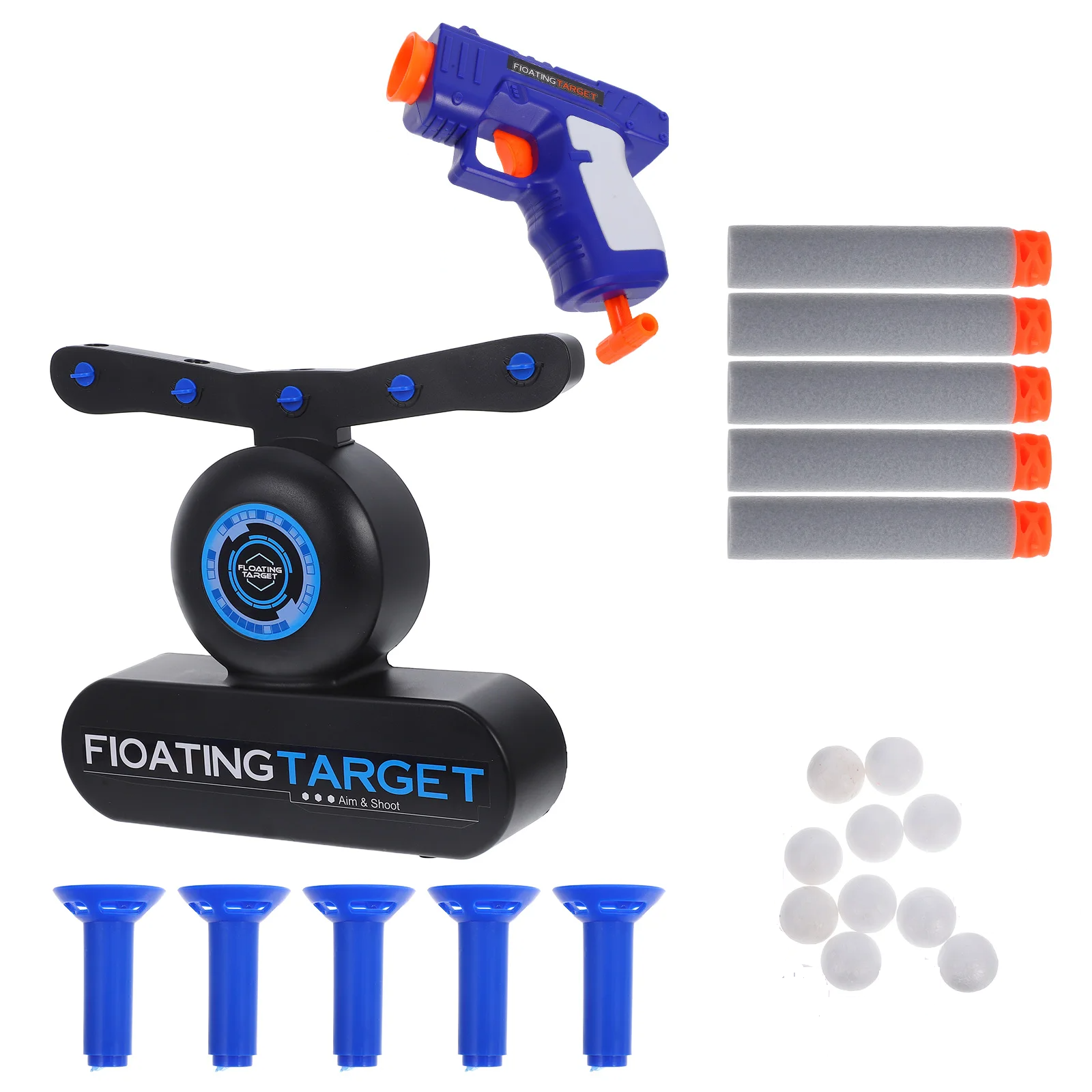 Kletshuts™ AirshotToy: Floating Ball Airshot Target Shooting Toy Game Set