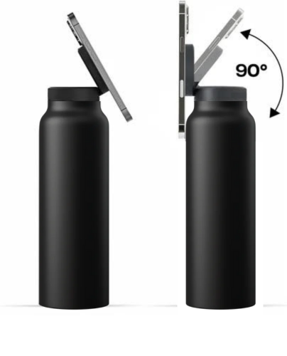 Holder360° MagneticBottle: Magnetic Water Bottle Phone Holder