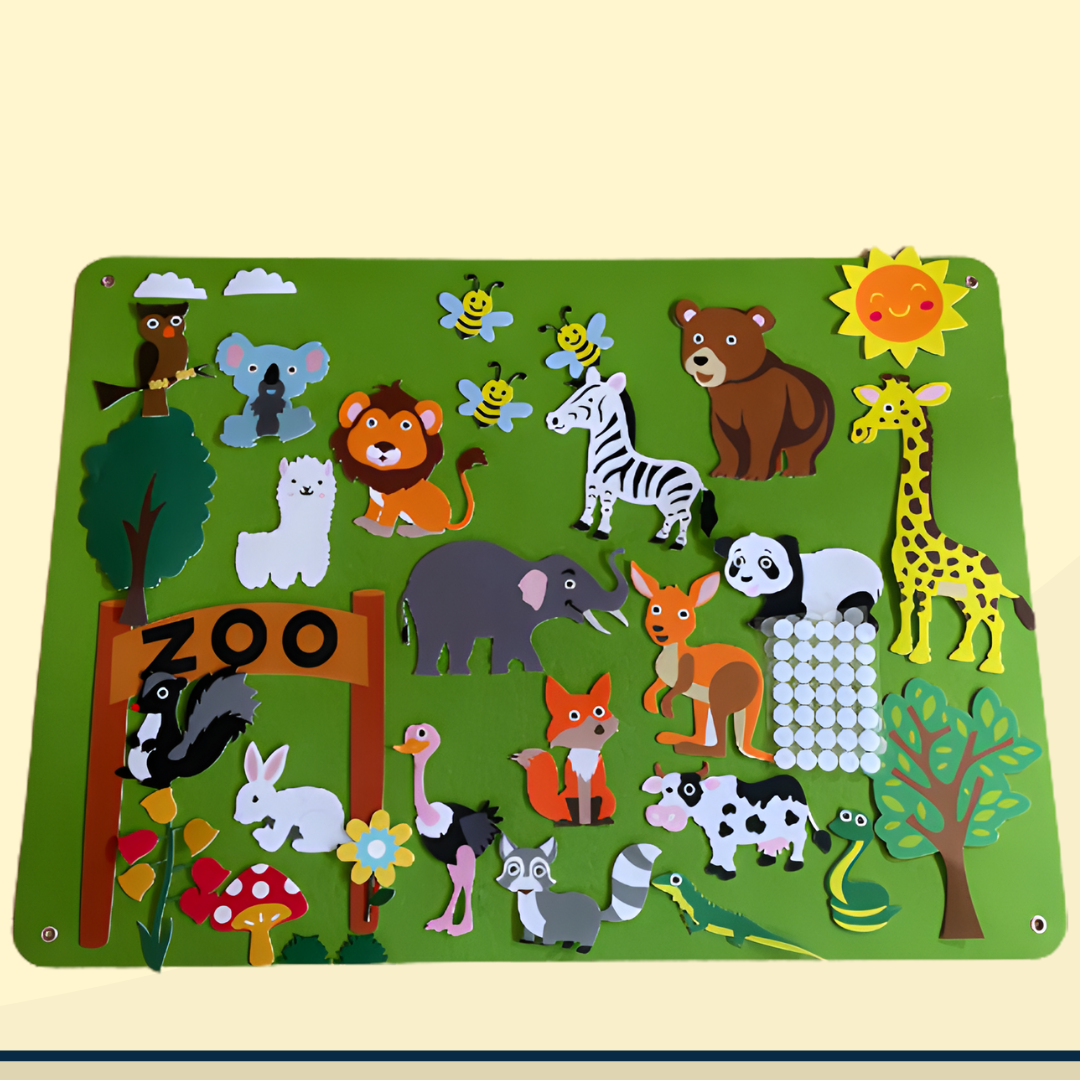 Kletshuts™ LearningBoard: Interactive Early Education Learning Board Set