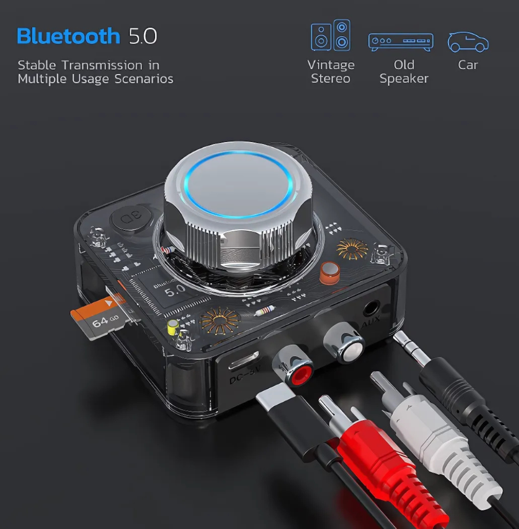 BluetoothReceiver - Wireless Bluetooth 5.0 Audio RCA Receiver