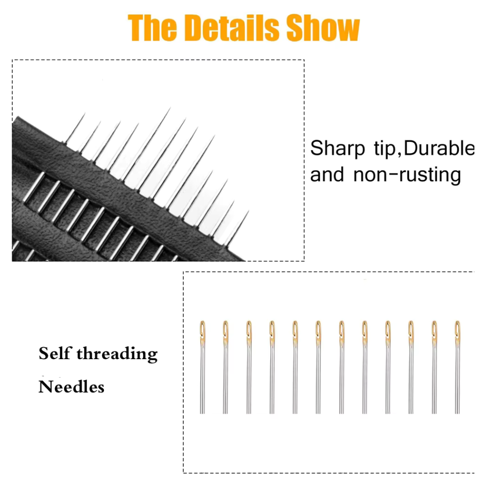 BlindNeedles 1+1 FREE - Self Tapping Blind Sewing Needles Set