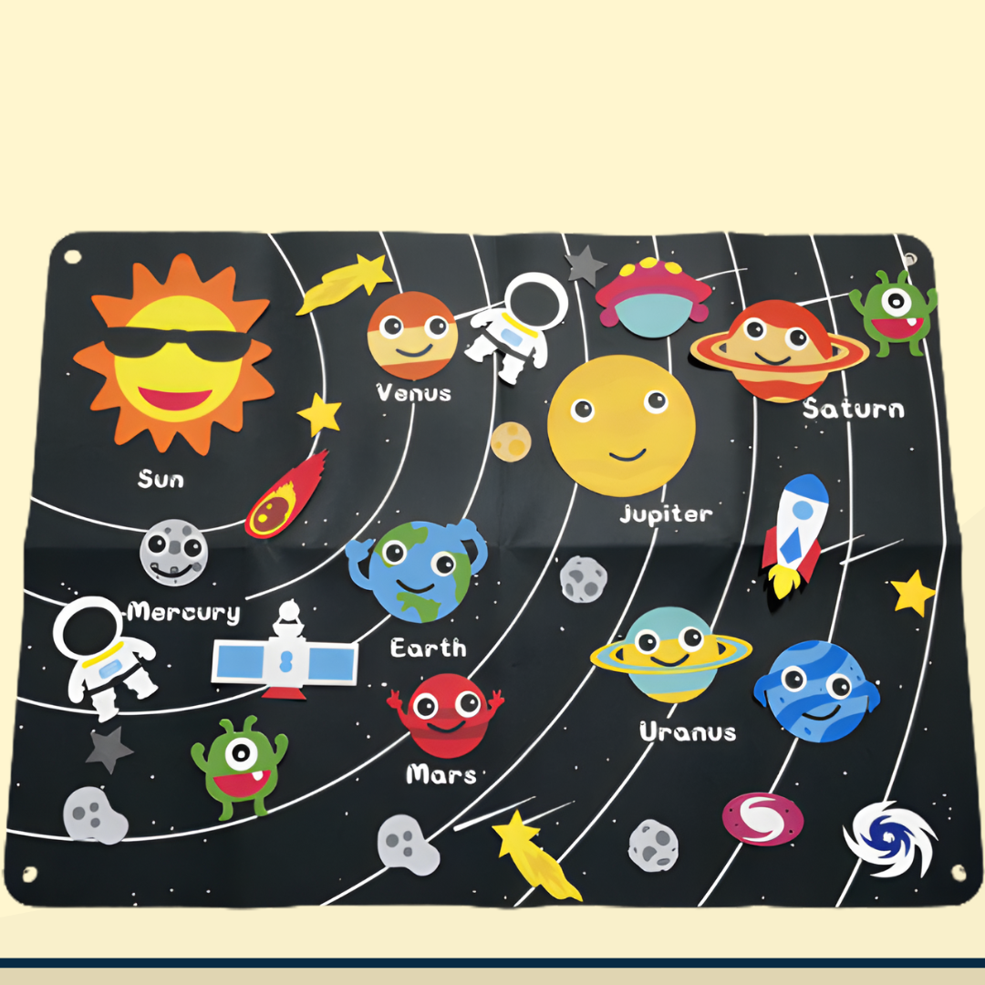 Kletshuts™ LearningBoard: Interactive Early Education Learning Board Set