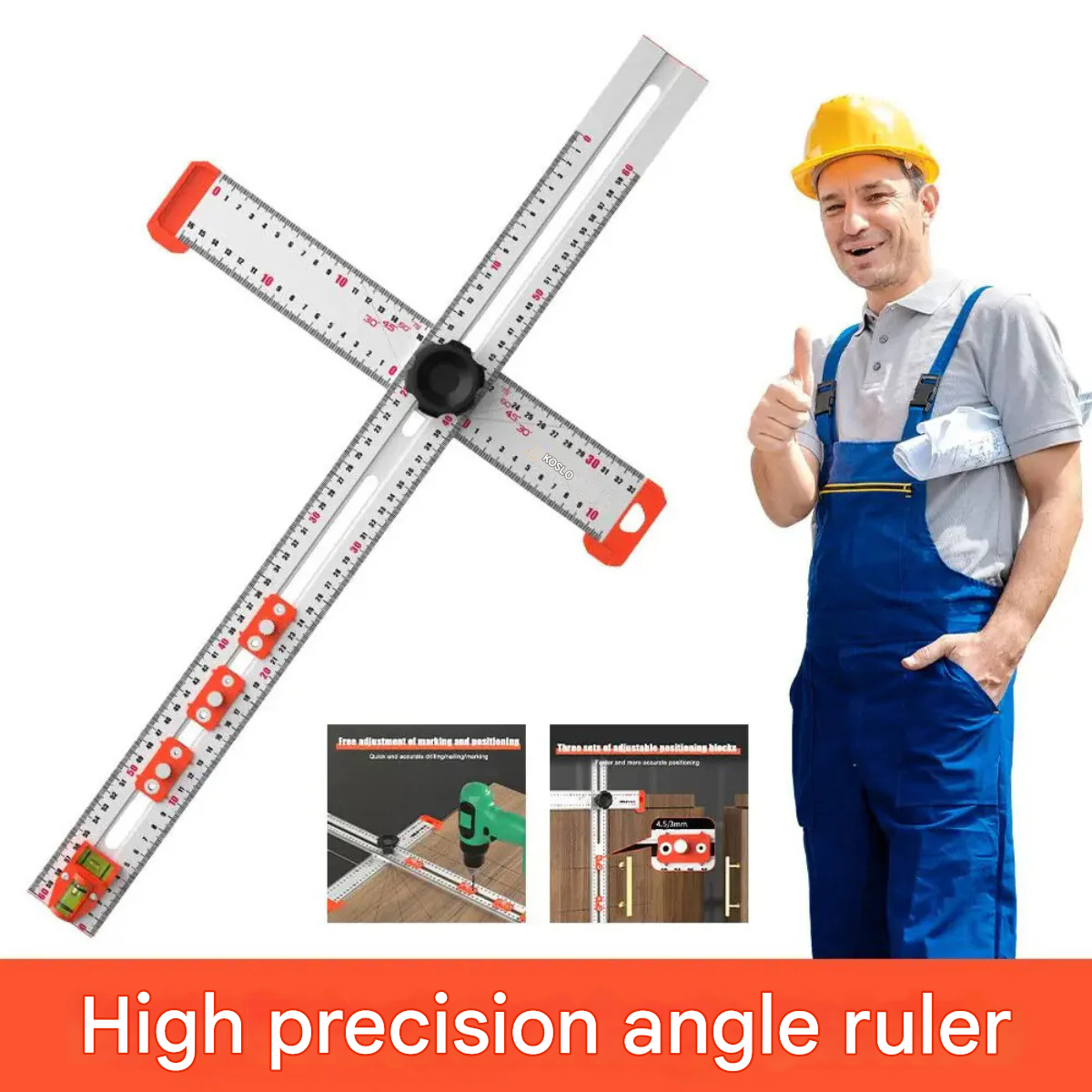 DrillRuler - 2 in 1 Drill Positioning Ruler