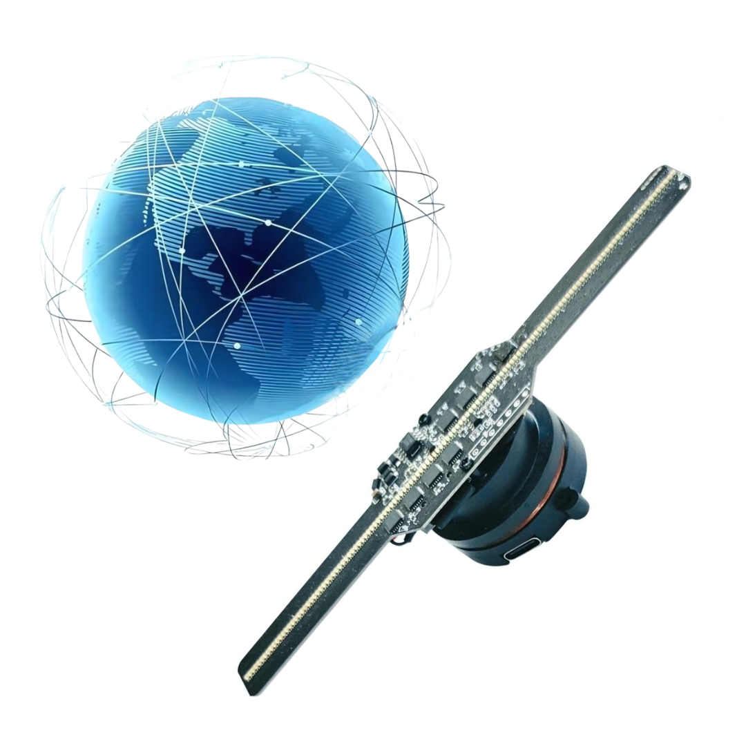 HolographicFan - 3D Holographic Display LED Projector