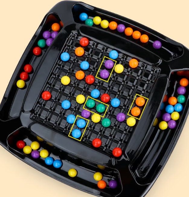 Kletshuts™ ColorGame: Intellectual Rainbow Beads Elimination Game