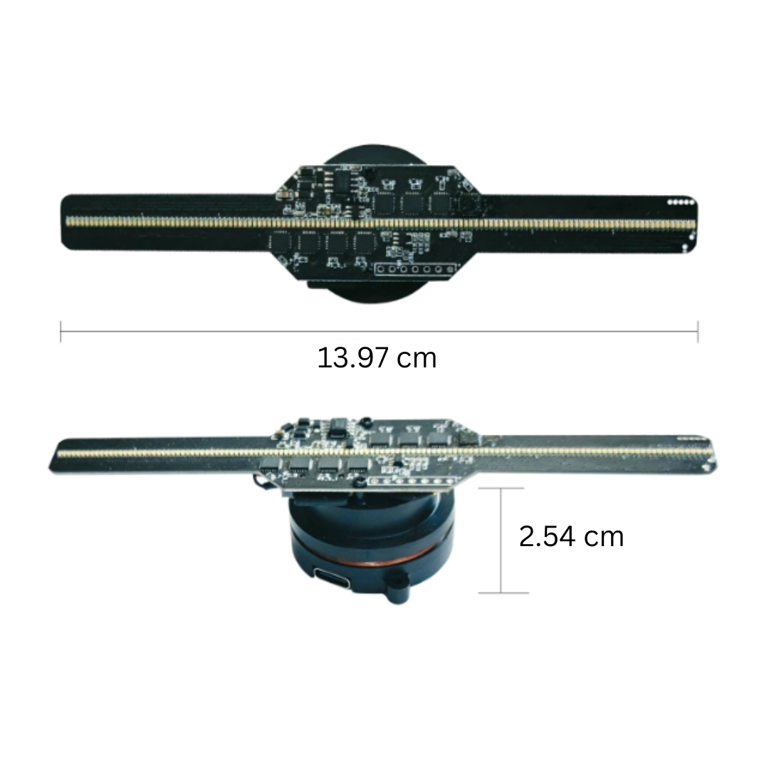 HolographicFan - 3D Holographic Display LED Projector