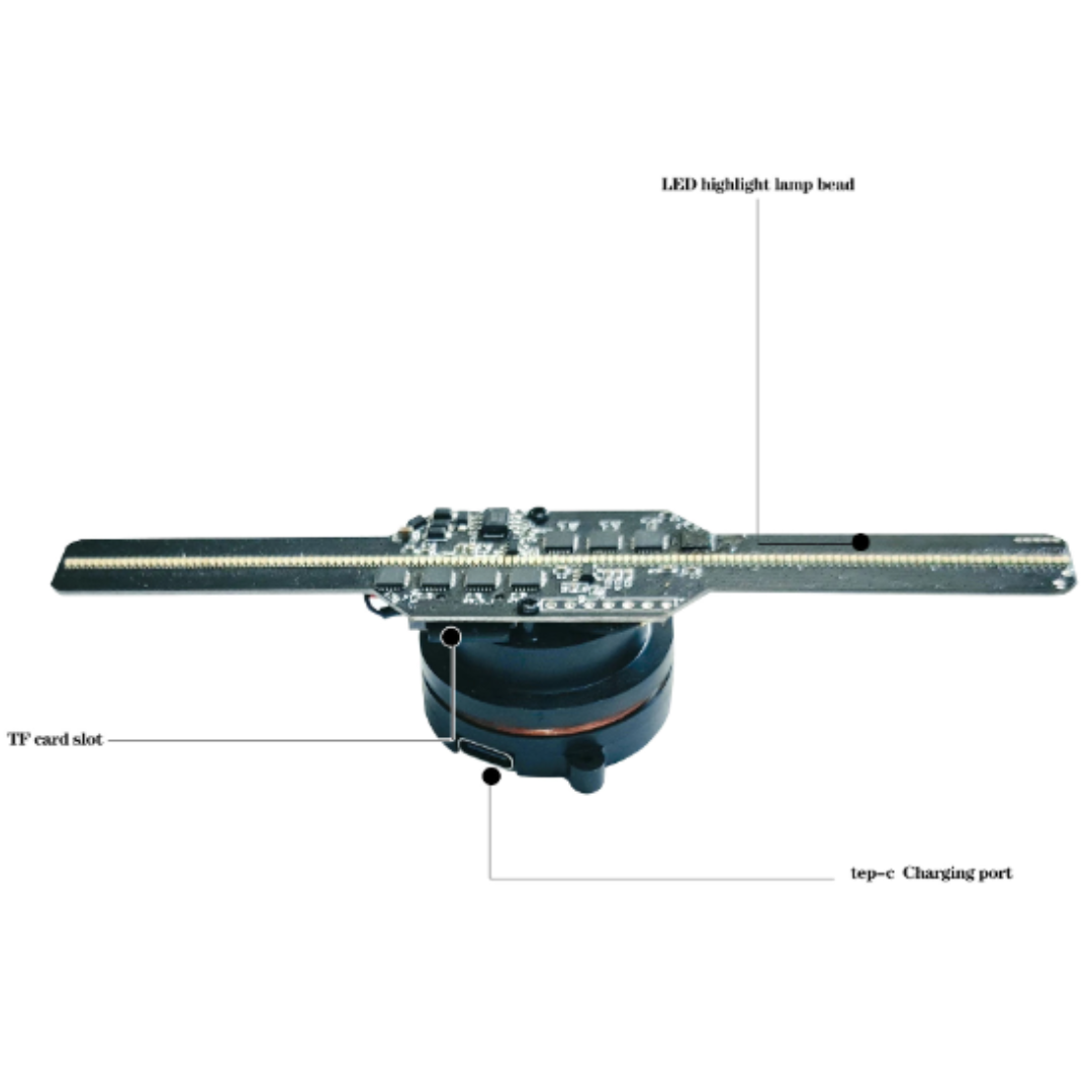 HolographicFan - 3D Holographic Display LED Projector
