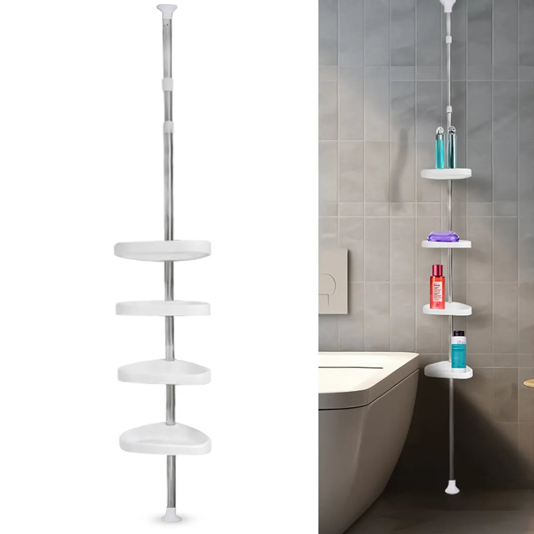 Globetrek° AdjustableRack: Extendable Bathroom Organizer Adjustable Rack
