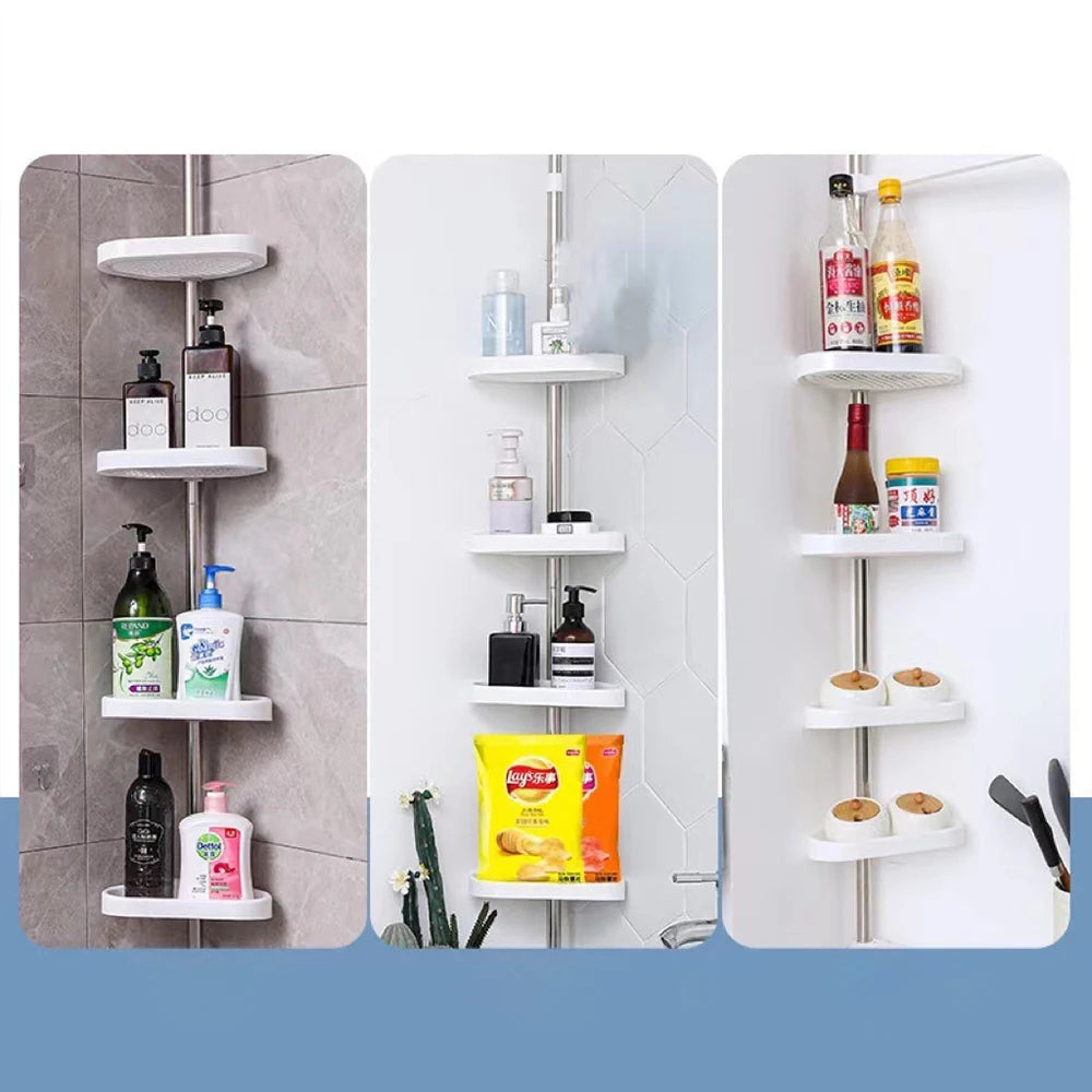 Globetrek° AdjustableRack: Extendable Bathroom Organizer Adjustable Rack