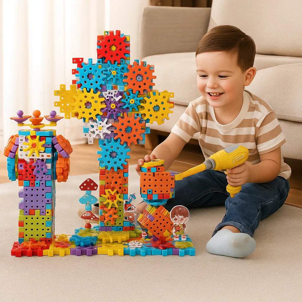 Kletshuts™ GearPuzzle: Amazing Interactive 3D Gear Puzzle Game Set