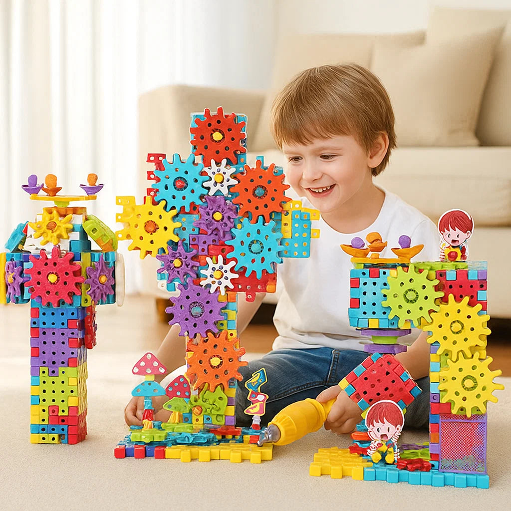 Kletshuts™ GearPuzzle: Amazing Interactive 3D Gear Puzzle Game Set