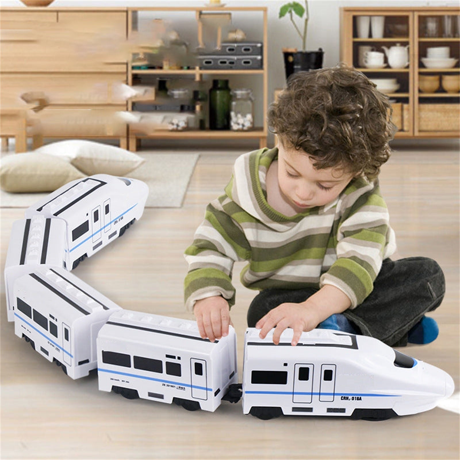 Kletshuts™ TrainToy: Interactive Kids Smart Chain Train Toy Set