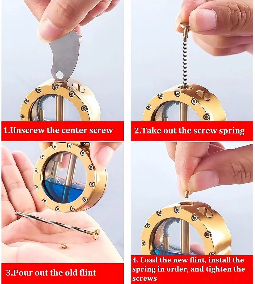 VintageLighter: Unique Vintage Transparent  Lighter