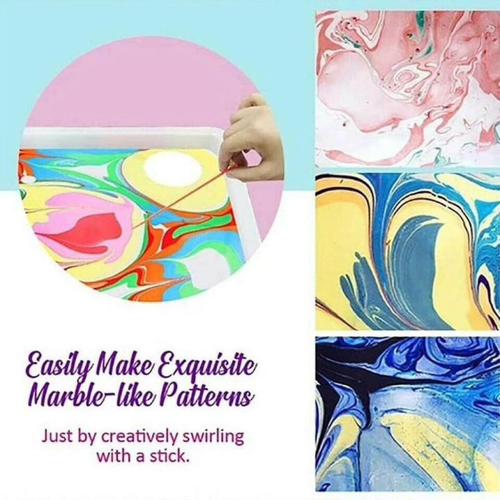 Kletshuts™ KidArt: Watercolor Marble Kid Art Creative Play Set