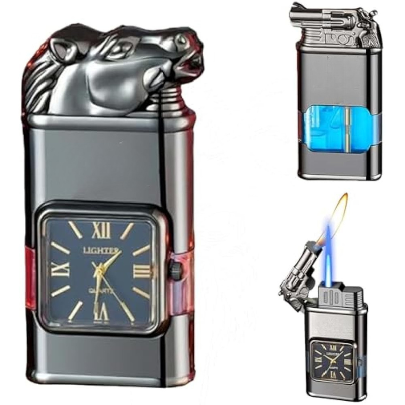 WatchLighter: Vintage Inspired Multifunctional Dual Flame Watch Lighter