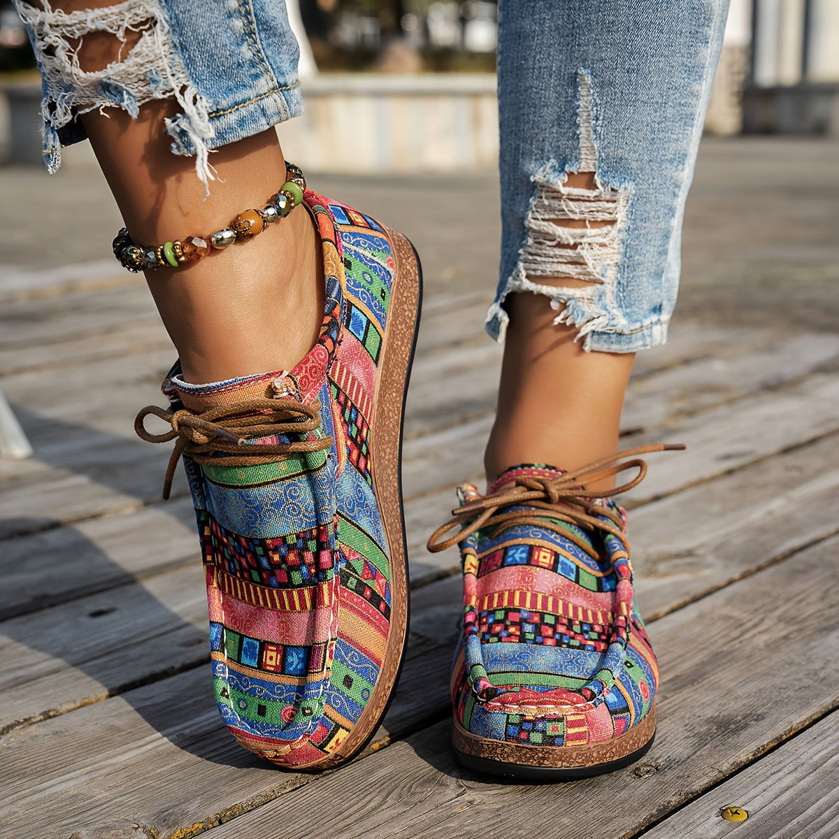 Happy™ ColorfulShoes: Stylish Modern Design Women's Footwear