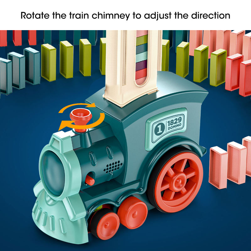 Kletshuts™ DominoTrain - Automatic Domino Laying Train Set
