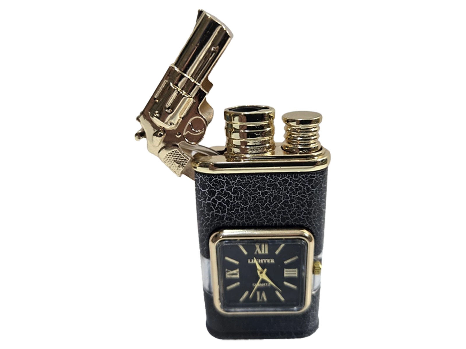WatchLighter: Vintage Inspired Multifunctional Dual Flame Watch Lighter