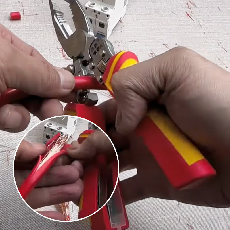 StrippingPliers: 8 In 1 Multifunctional Wire Stripper Tool