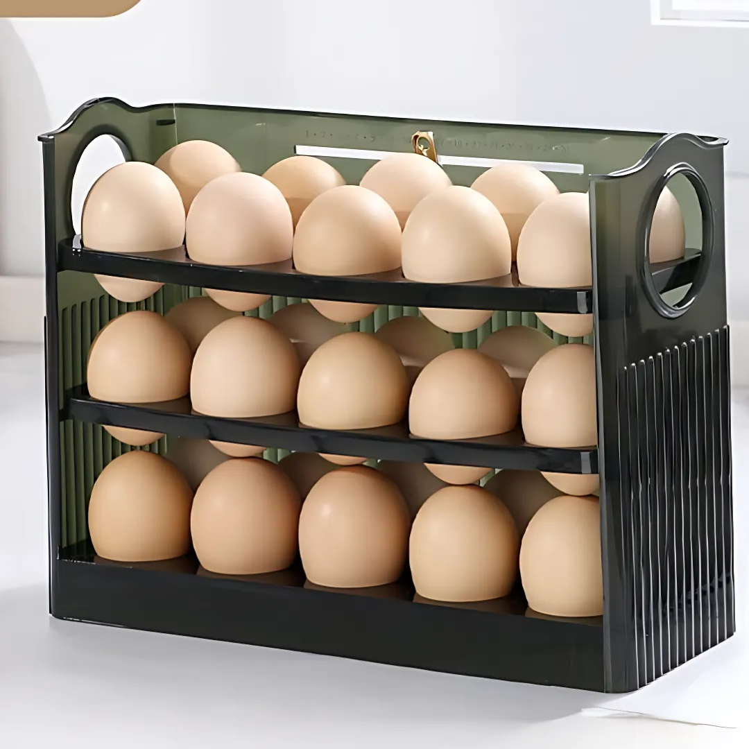 EggBox - Three Layers Self Rebound Egg Storage Box