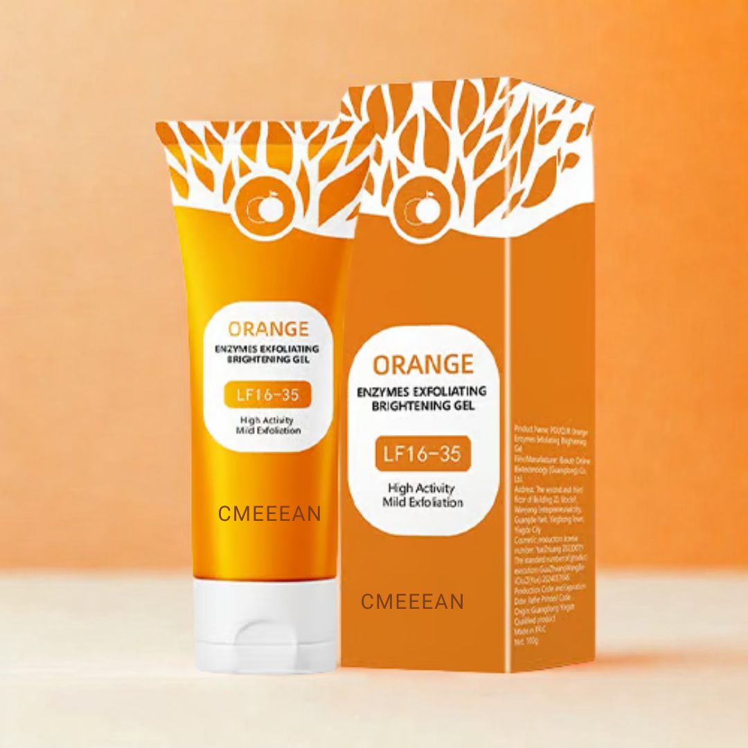 ExfoliatingGel 1+1 FREE: Orange Exfoliating Gel Gentle Dead Skin Remover
