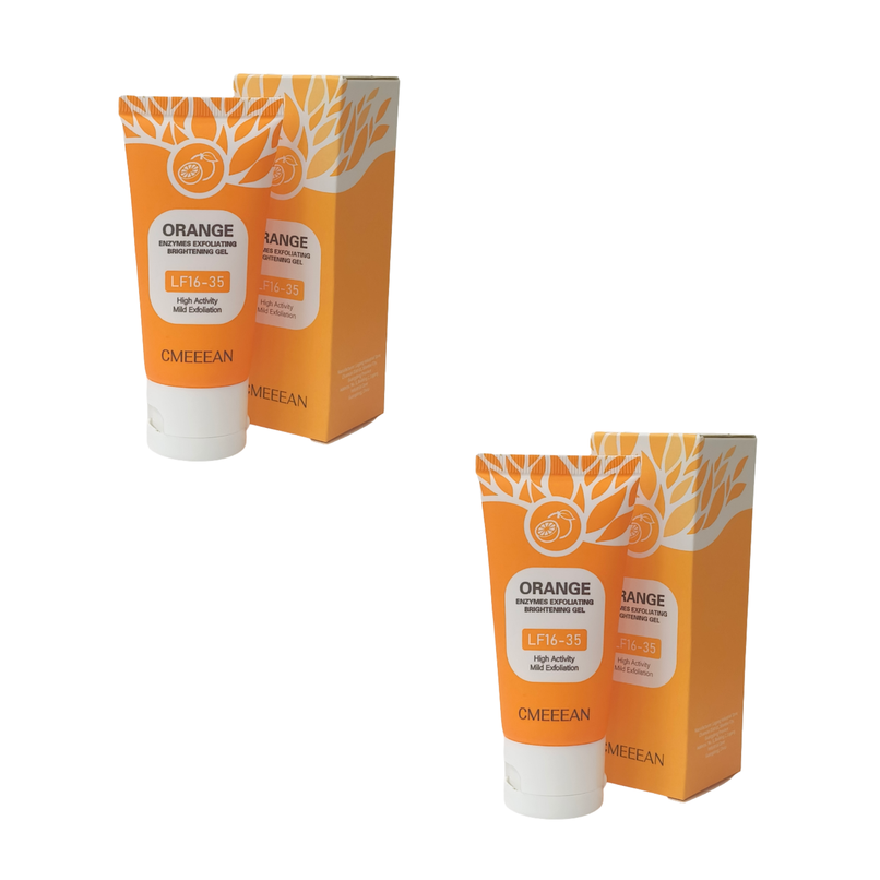 ExfoliatingGel 1+1 FREE: Orange Exfoliating Gel Gentle Dead Skin Remover