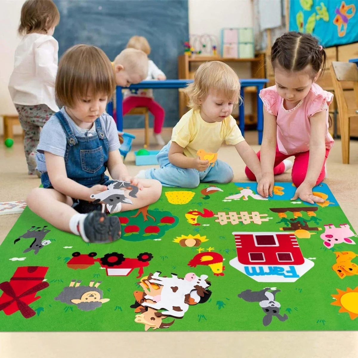 Kletshuts™ LearningBoard: Interactive Early Education Learning Board Set